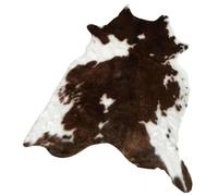 TOYANDONA Washable Cow Print Plush Floor Cushion Rug Non-slip Soft Decorative Carpet for Living Bedroom Nursery Home Floor Mat