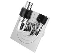 TOYANDONA Washing Machine Floor Drain Cover Silver Multi-Layer Gaskets Design, Plastic and Copper Material, Easy to Install, Upgraded Function for Pipeline Sealing and Odour Prevention