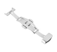 TOYANDONA Watchband Buckle Replacement Stainless Steel Double Push Button Clasp Sturdy Watch Band Parts for Women'S Watch Strap Repair and Everyday Use