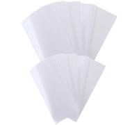 TOYANDONA Waxing Strips Disposable and Sturdy Wax Strips for Hair Removal 200pcs Non Woven Fabric that Do Not Tear or Separate White on Legs Body and Face Safe for Home or Salon Use