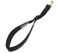 TOYANDONA Wear-resistant Adjustable Saxophone Shoulder Strap High Elastic Cotton Neck Strap for Alto Tenor and Soprano Saxophones Comfortable Accessory for Students and Performers Black
