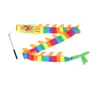 TOYANDONA Wear Resistant Dragon Ribbon Handheld Streamer for Dance Exercise and Festival Play Interactive Cultural for Indoor Outdoor Fun and Social Skill Development
