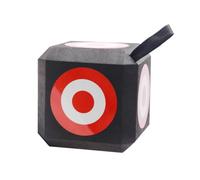 TOYANDONA Wear-resistant EVA Archery Target Scoring Design Handheld Bow Dice-shaped Portable Outdoor Practice for Hunting and Backyard Shooting