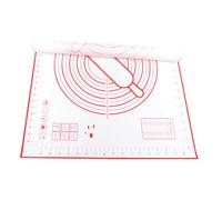 TOYANDONA Wear-Resistant Silicone Countertop Pastry Mat with Non-Slip Backing for Dough Kneading and Baking Reusable Kitchen Rolling Mat for Pizza Bread and Dumpling Wrappers