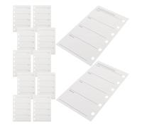 TOYANDONA Weekly Planner Paper Refill 120gsm Bleed-resistant Paper 200pcs with A7 6 Ring Binder Inserts 6-hole Punched, for Efficient Weekly Planning and Routine Office Use