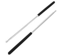 TOYANDONA Weighted Drum Sticks Aluminum Alloy Solid Metal for Jazz Drums Percussion Exercise Classroom Rhythm Sticks