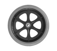 TOYANDONA Wheelchair Front Wheel Replacement 7 Inch Solid Caster for Wheelchair Spare Parts Multipurpose Front Wheel Suitable for Mobility Aids and Walker Accessories