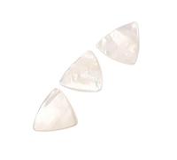 TOYANDONA White Abalone Guitar Picks 28 x 27 x 1.5 Mm Shell Plectrums for Acoustic Electric Guitars Premium Finger Picks Unique Tone