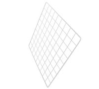 TOYANDONA White Iron Wire Wall Grid Panel with Optimal Grid Spacing for Photo Display and Wallmounted Storage, Sturdy Modern Wire Mesh Rack for Kindergartens and Home Decor
