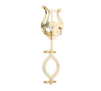 TOYANDONA Wind Resistant Clarinet Music Holder Clip Lightweight Portable Clarinet Lyre Sheet Music Stand for Marching Bands Secure Stable Grip for Outdoor Performances