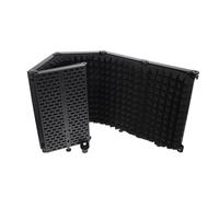 TOYANDONA Wind Screen Microphone Foldable Abs Material Practical for Recording Noise Reduction Sound-absorbing Cover for Home Studio Recording Microphone Windshield Shield