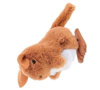 TOYANDONA Wind-up Plush Kangaroo for Boy Girl Year Soft Soother Plaything with Realistic Jumping Movement Stimulates Crawling and Neck Strengthening Year gift for for for for for for for Boy Girl