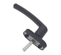TOYANDONA Window Closer Handle Aluminum Alloy Gray Supporting Inward and Outward Opening Windows for Door Installation and Renovation