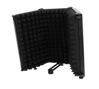 TOYANDONA Windscreen Soundproof Cover for Microphone Noise Reduction Mic Windproof Shield Practical Cover for Music-making Accessories Folds Easily for Travel for Home Studio Live