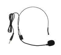 TOYANDONA Wired Head-mounted Condenser Microphone with High-shielding Technology, Lightweight Design and Sturdy Plastic, Iron, and Copper Wire Build for Portable Recording and Live
