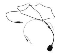 TOYANDONA Wired Headset Microphone with Four-pin Xlr Connector, Black Headworn Microphone for Voice Amplifier, Teacher Work Headset Mic for Singing and Speaking Performance