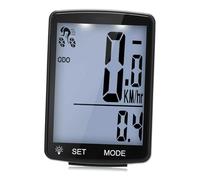 TOYANDONA Wireless Bicycle Speedometer with Large LCD Weather Resistant Bike Computer Odometer for Cycling Multifunctional Wireless Speed Monitor with Compact Lightweight Design