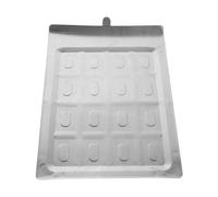 TOYANDONA Wood Burning Stove Drip Tray with Removable Ash Pan for Tabletop and Indoor Heaters, Iron Material with Universal Compatibility, for Camping and Office Residue Collection