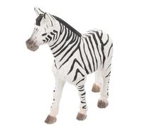 TOYANDONA Wood Carving Zebra Figurine Handcrafted Wooden Animal Ornament Living Desktop Decoration Rustic Farmhouse Style Lightweight Carved Animal Decor for Office Bedroom Study