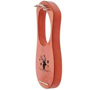 TOYANDONA Wooden 7-string Lyre Harp for Beginners Portable Vintage Style Harp with Metal Strings 7-tone Wooden Lyre Suitable for Adults Musical Instrument