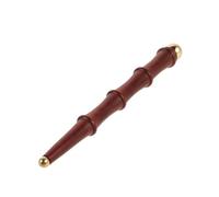 TOYANDONA Wooden Acupressure Massage Stick Rolling Copper Bead, Manual Muscle Relaxation Tool for Foot and Shoulder, Smooth Operation for Office Breaks and Home Use