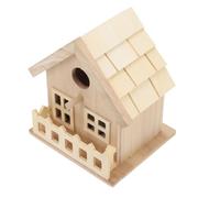 TOYANDONA Wooden Bird Nest Box Creative Appearance Design, Comfortable Feel and Fine Workmanship, for Birds, for Home Gardening and Yard Decoration