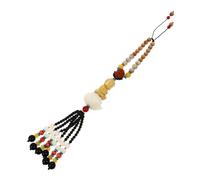 TOYANDONA Wooden Buddha Car Pendant Chic Buddha Decor for Home and Car Accessories Feng Shui Hanging Ornament Compact Lightweight Safety Material