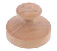 TOYANDONA Wooden Dough Compressor 6Cm Flat Pancake Press Mold for Meat Pies and Flatbreads DIY Baking Tool Cookie Press Stamp for Home Cooking and Festive Use