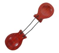 TOYANDONA Wooden Finger Castanet Percussion Instrument for Small Music Instrument Castanets with Smooth Surface Enhances Coordination and Intelligence Development Gift