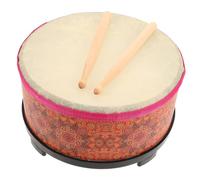 TOYANDONA Wooden Floor Tom Drum for Portable Percussion Instrument with Drumsticks for Music Learning for Preschool and Outdoor Activities Inspiring Musical Talent and Fun