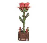 TOYANDONA Wooden Flower Puzzle Kit DIY Botanical Bouquet for Adults Creative Rose Model Building Stem Craft for Relaxation Fine Motor Skill Development Mother S Day