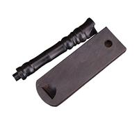 TOYANDONA Wooden Flute Display Stand Storage Holder for Flutes Desktop Stand Design Black Wood Beautiful Delicate Adornment Suitable for Home and Retail Store