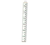 TOYANDONA Wooden Growth Chart Ruler for Kids with Pine Wood Material, Easy to Install and Remove, Room Wall Decoration for Measuring Height Accurately