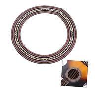 TOYANDONA Wooden Guitar Rosette Curved Strips Sound Hole Inlay Guitar Decals Fretboard Stickers Easy Apply