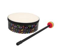 TOYANDONA Wooden Hand Drum for Beginners with Mallet Clear Sound Percussion Instrument for Preschool Rhythm Training Interactive Handheld Drum for Early Music Education and Family Play