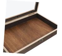 TOYANDONA Wooden Insect Specimen Display Case with Clear Lid Shadow Box Frame for Butterfly Collection Protective Storage Decorative Home Decor