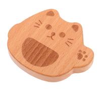 TOYANDONA Wooden Magnetic Bottle with Cat Pattern Portable Bar Tool for Soda Wine Beer Caps Ergonomic Handle Fridge Magnet for Kitchen Decor and Easy Bottle Cap Removal