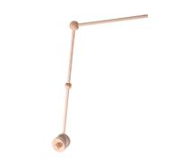 TOYANDONA Wooden Mobile Arm Crib Attachment Natural Wood Mobile Holder Stand for Nursery Decor for Newborn Bed Bell DIY Hanging Support for Boys