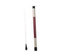 TOYANDONA Wooden Orchestra Conducting Baton 2pcs with Random Colored Plinths Music Conductor Accessories for Concert and Music Making