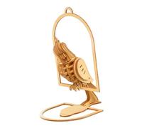 TOYANDONA Wooden Parrot Puzzle DIY Craft for Boys Hand-eye Coordination Development Educational Jigsaw Model Safe Polished Wood