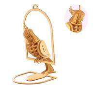 TOYANDONA Wooden Parrot Puzzle Safe Polished Handcrafted Jigsaw for Educational Hand-eye Coordination Craft