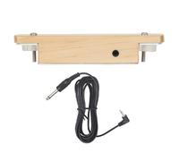 TOYANDONA Wooden Passive Pickup for Acoustic Folk Guitar Universal Clip on Pickup Preserve Original Look No Drilling