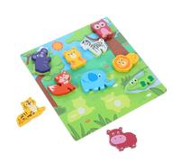 TOYANDONA Wooden Peg Puzzles Multicultural Learning Puzzles for Toddlers 1-3 Years Educational Cognitive Matching Board Developmental Toy for Preschool Boys and Girls