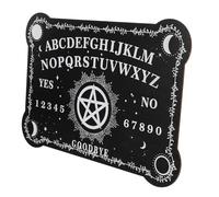 TOYANDONA Wooden Pendulum Board Divination Supplies with Smooth Surface and Pattern Design, Decorative Divination Information Board for Beginners, for Birthdays and Christmas Party Supplies