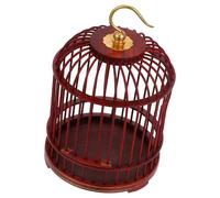 TOYANDONA Wooden Pet Cage Birdcage Hanging Cage for Small Animals Decoration