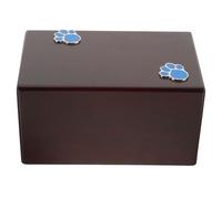 TOYANDONA Wooden Pet Memorial Urn for Ashes with Photo Frame Cremation Casket for Dogs and Cats Elegant Sealed Keepsake Holder for Pet Cremation and Funeral Supplies