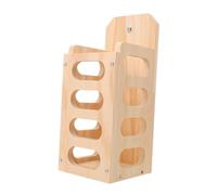TOYANDONA Wooden Rabbit Grass Feeder with Fixed Rack and Food Bowl Hay Rack for Small Animals Like Chinchillas and Bunnies Large Capacity to Minimize Waste and Keep Feeding Area Clean