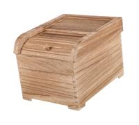 TOYANDONA Wooden Rice Storage Container Capacity Sealed Multipurpose Grain Box for Kitchen Dry Food Storage Beans Cereal Grains Keeper and Moisture Resistant