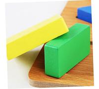 TOYANDONA Wooden Tangram Puzzle Educational Geometry Blocks for Early Learning Shape Matching Game DIY Creativity Gift