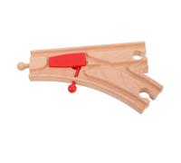 TOYANDONA Wooden Train Track Expansion Set with Bridge and Track Connectors Compatible Wood Train Accessories for Educational Play Safe Sturdy Material Enhances Creativity and Seamless